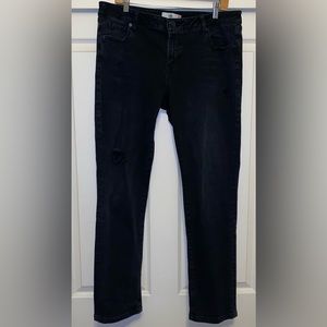 Cabi Women’s Slim Boyfriend Jeans Black Size 12